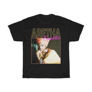 Aretha Franklin Retro Classic Unisex T Shirt